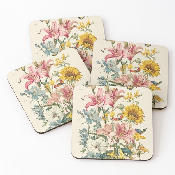 Item preview, Vintage Botanical Flowers: Retro Cottagecore Floral Illustration Art designed and sold by benja-08.