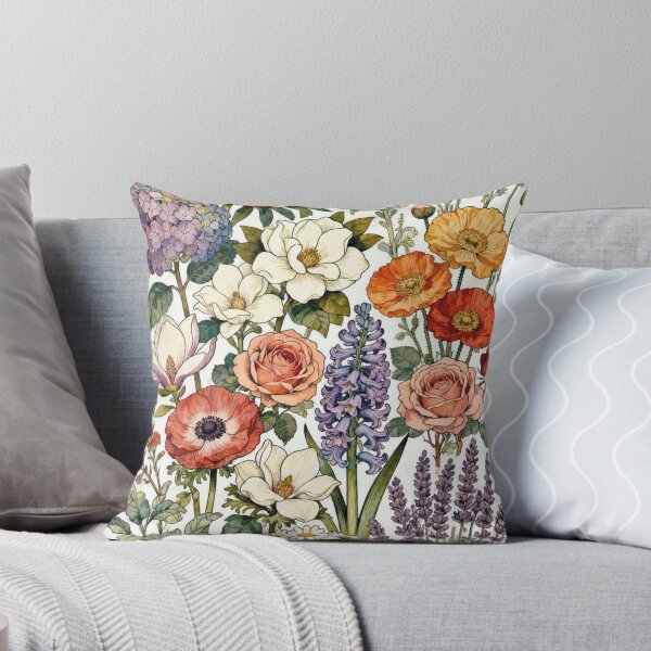Item preview, Vintage Botanical Flowers: Retro Cottagecore Floral Illustration Art designed and sold by benja-08.