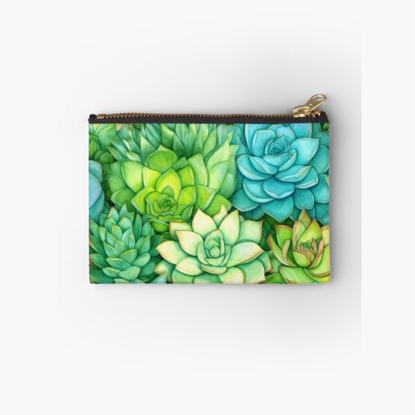 Item preview, Elegant Succulents Cool Blue And Lush Green Garden  designed and sold by DEC02.