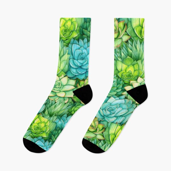 Item preview, Elegant Succulents Cool Blue And Lush Green Garden  designed and sold by DEC02.