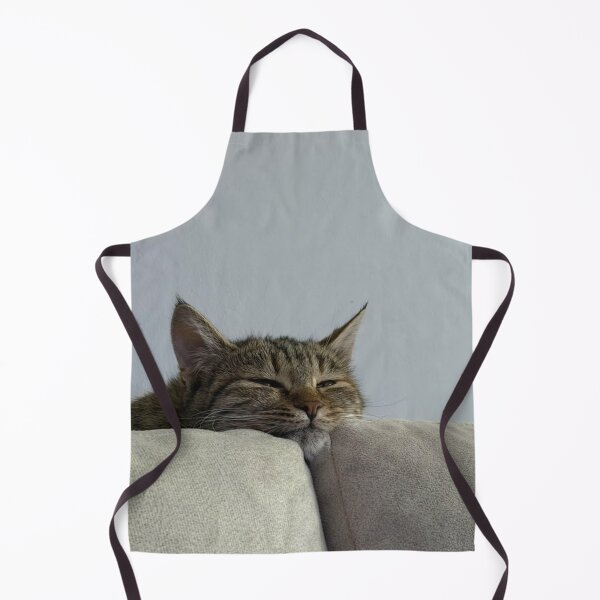 Item preview, Sleepy Tabby Cat Resting on a Couch – Cozy Minimalist Cat Photography | Cute Aesthetic Wall Art designed and sold by Jesus-istheway.
