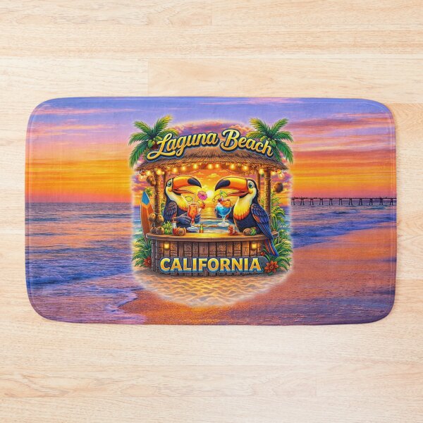 Item preview, Laguna Beach California – Tropical Toucan Sunset Paradise designed and sold by MysticOzzy.