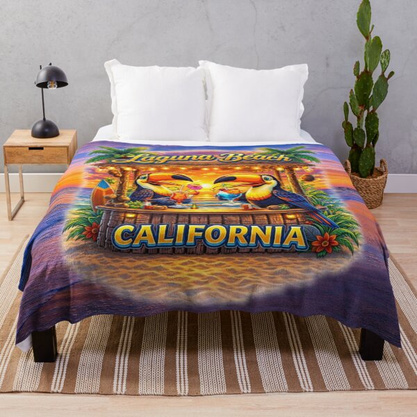 Item preview, Laguna Beach California – Tropical Toucan Sunset Paradise designed and sold by MysticOzzy.