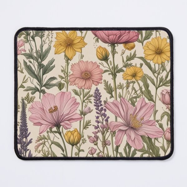 Item preview, Vintage Botanical Flowers: Retro Cottagecore Floral Illustration Art designed and sold by benja-08.