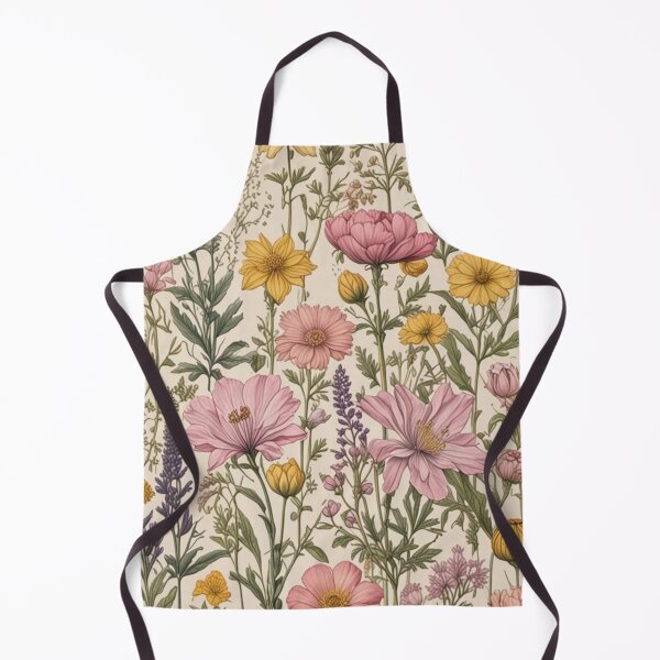 Item preview, Vintage Botanical Flowers: Retro Cottagecore Floral Illustration Art designed and sold by benja-08.