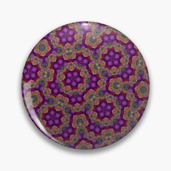Item preview, Purple Pansy Pattern designed and sold by Shy Fractal Designs.