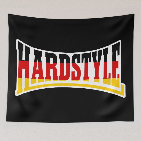 Item preview, German Hardstyle Flag Hardcore Techno Design designed and sold by SPAZE-Typo.