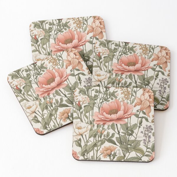 Item preview, Vintage Botanical Flowers: Retro Cottagecore Floral Illustration Art designed and sold by benja-08.