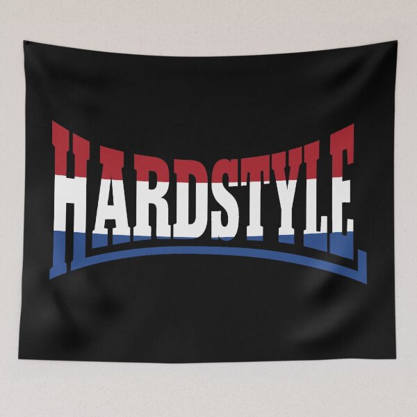 Item preview, Dutch Hardstyle Flag Hardcore Techno Design designed and sold by SPAZE-Typo.