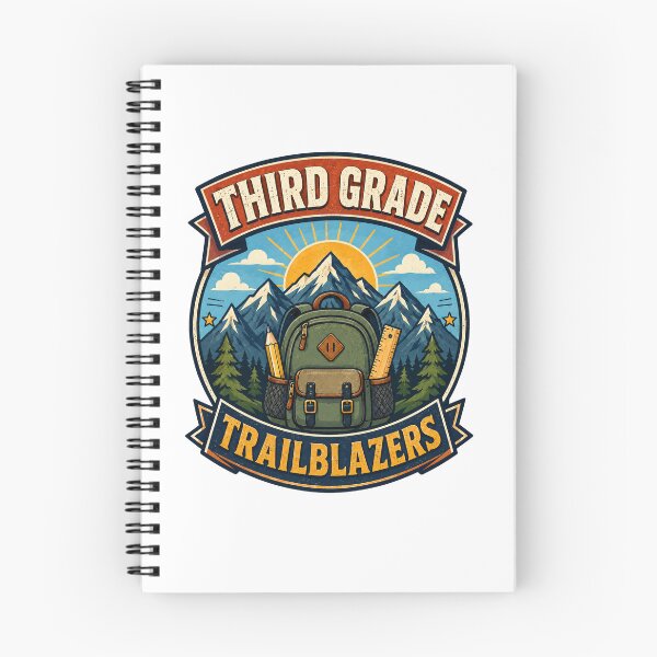 Item preview, Third Grade Trailblazers Retro School Adventure designed and sold by tegrammer.