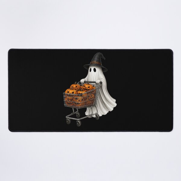 Item preview, Cute Ghost Shopping for Pumpkins | Funny Halloween Witch Ghost Vintage Graphic designed and sold by HectorStore11.