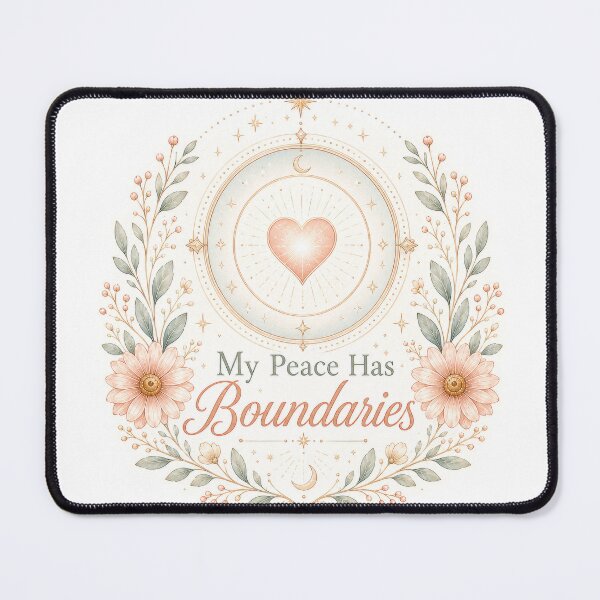 Item preview, My Peace Has Boundaries Affirmation Boho Self Care designed and sold by CasadiFrequenza.