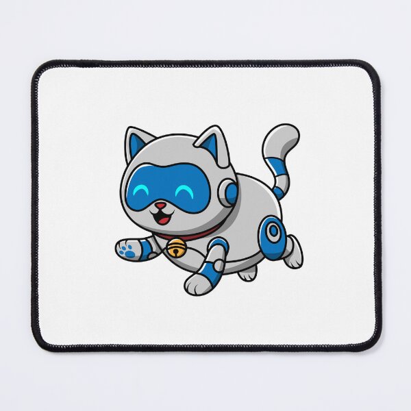 Item preview, Cute Cyberpunk Robot Cat Kitten Vector Illustration designed and sold by HICHAMORO.