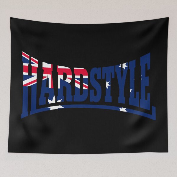 Item preview, Australian Hardstyle Flag Hardcore Techno Rave designed and sold by SPAZE-Typo.