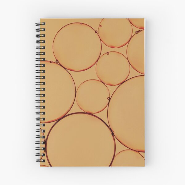 Item preview, Amber Bubbles – Abstract Golden Circles Fluid Art Print designed and sold by BuckaBaby.