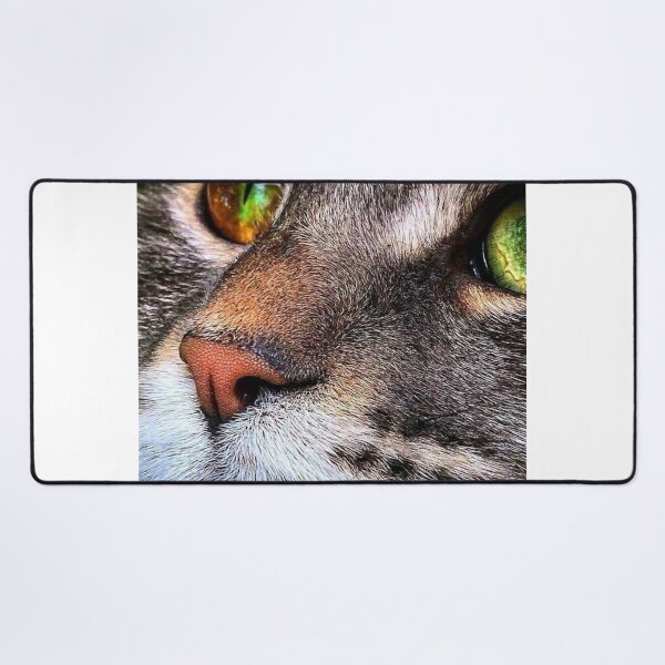 Item preview, Colorful Cat Eyes Close-Up – Vibrant Feline Macro Photography | Aesthetic Cat Wall Art designed and sold by Jesus-istheway.