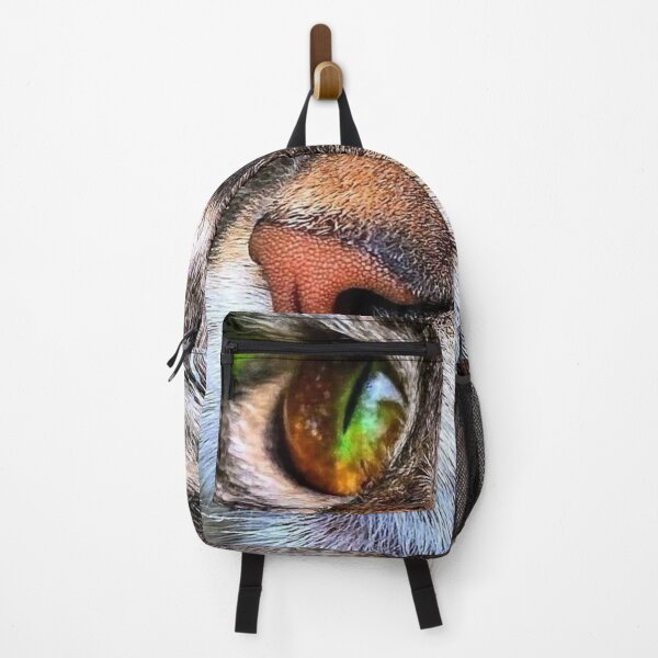Item preview, Colorful Cat Eyes Close-Up – Vibrant Feline Macro Photography | Aesthetic Cat Wall Art designed and sold by Jesus-istheway.