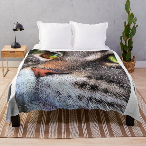 Item preview, Colorful Cat Eyes Close-Up – Vibrant Feline Macro Photography | Aesthetic Cat Wall Art designed and sold by Jesus-istheway.