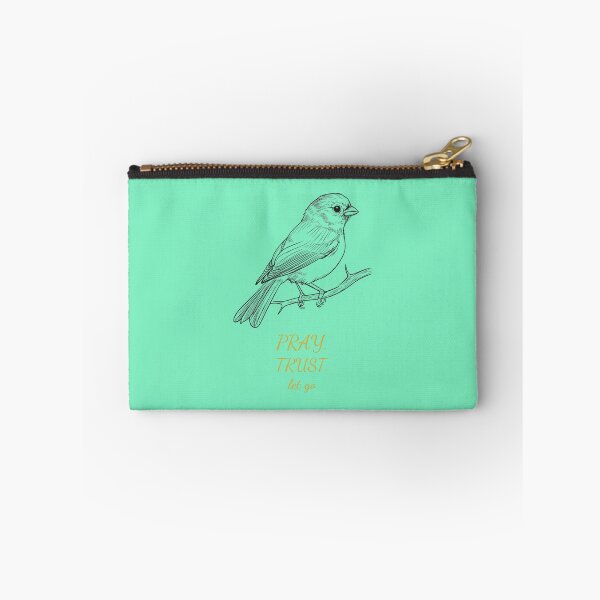 Item preview, Pray Trust Let Go – Faith Inspired Bird Illustration designed and sold by innerfaith.