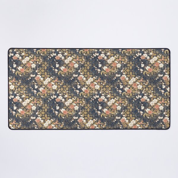 Item preview, Elegant Japanese Plum Blossom Ume and Kikko Pattern designed and sold by ArtfulAlchemy1.