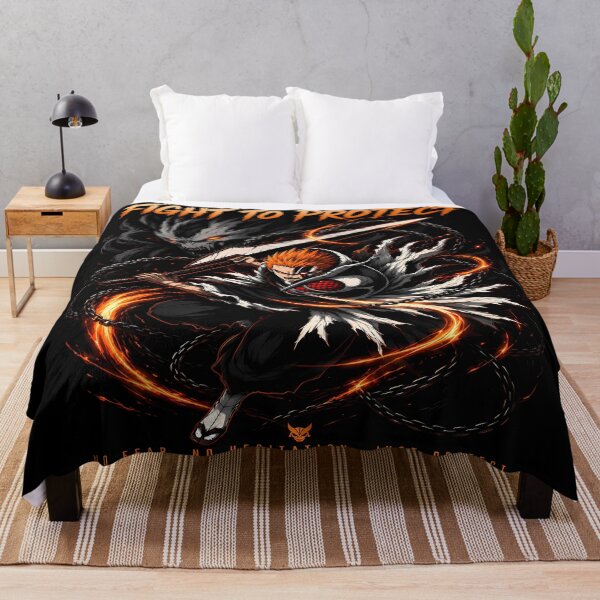 Item preview, Fight To Protect - Ichigo Kurosaki -Bankai Hollow Mask Aesthetic Design designed and sold by Trinidesigns123.