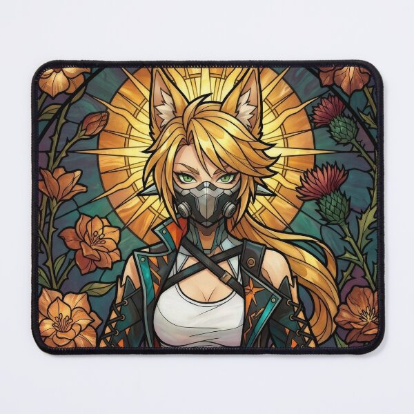 Item preview, Stained Glass Pulchra Fellini designed and sold by Thunderbelts.