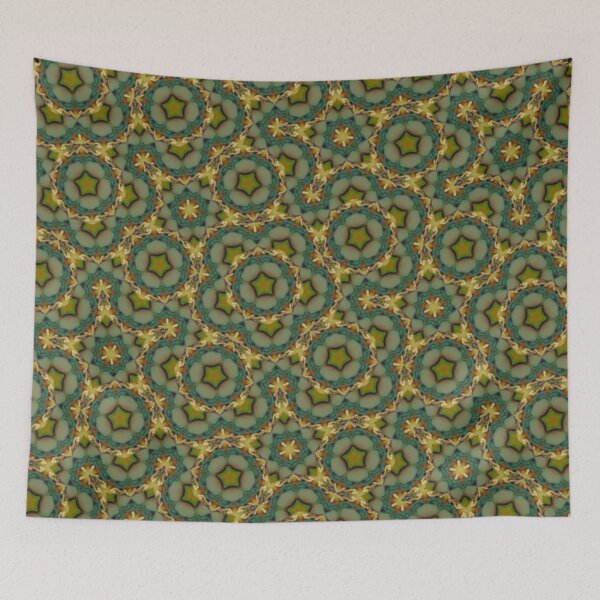 Item preview, Evergreen Floral Pattern designed and sold by Shy Fractal Designs.