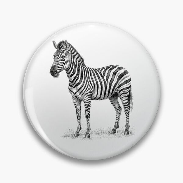 Item preview, Zebra - Realistic Minimalistic Black and White designed and sold by Minimalisticaly.
