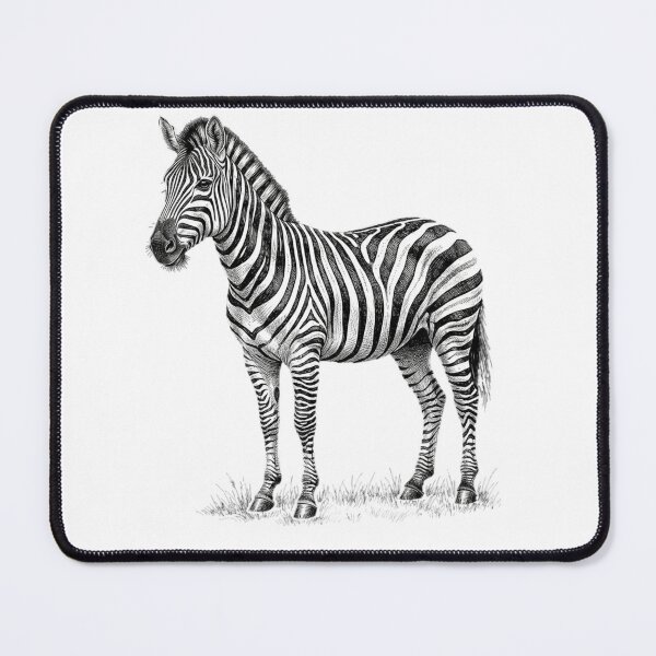 Item preview, Zebra - Realistic Minimalistic Black and White designed and sold by Minimalisticaly.