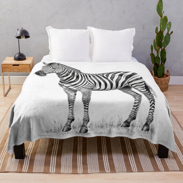 Item preview, Zebra - Realistic Minimalistic Black and White designed and sold by Minimalisticaly.
