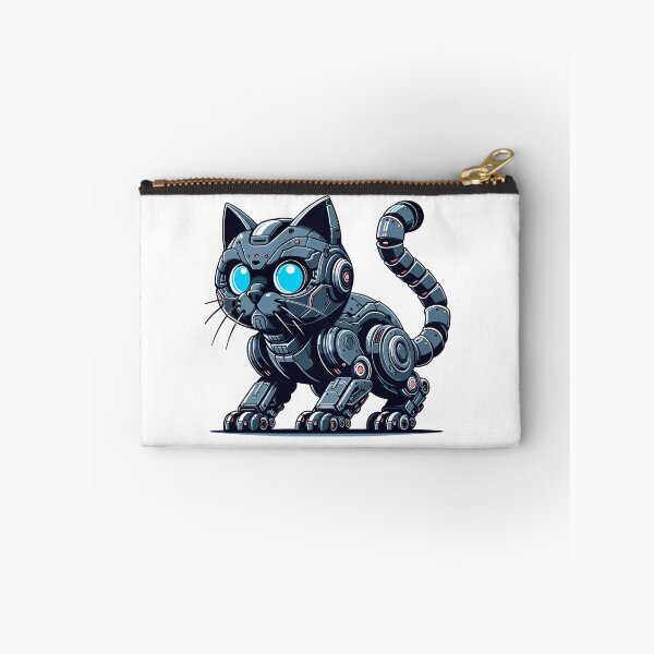 Item preview, Mecha Cat Cyberpunk Robotic Kitten Illustration designed and sold by HICHAMORO.
