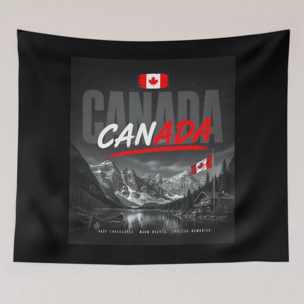 Item preview, Canada Modern Travel Art designed and sold by AtuqStudio.