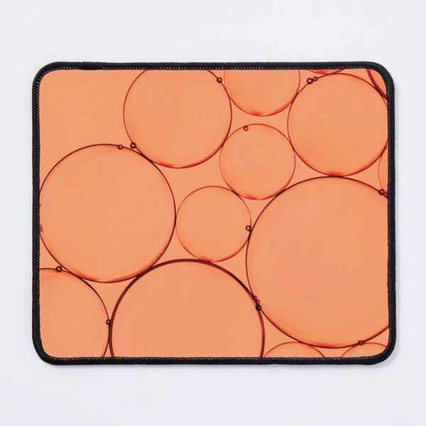 Item preview, Coral Bubbles – Abstract Orange Circles Abstract Art Design designed and sold by BuckaBaby.
