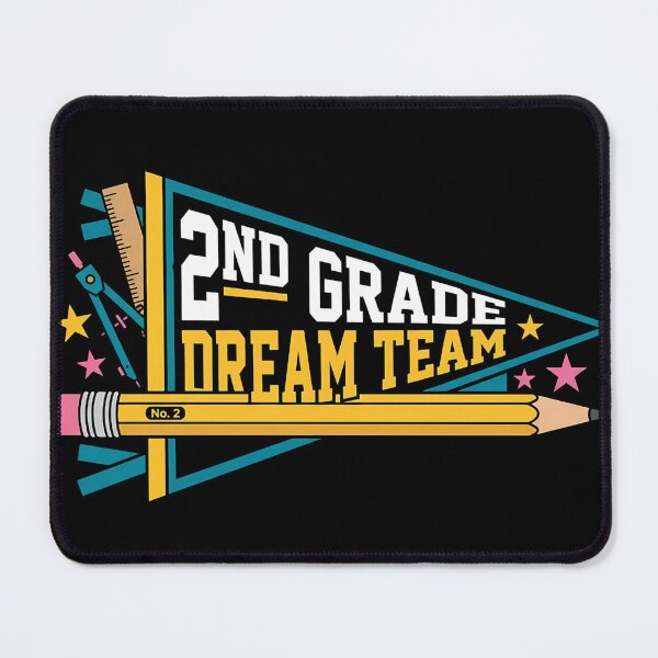 Item preview, Retro 2nd Grade Dream Team Back To School designed and sold by Canvas Vibe Studio.