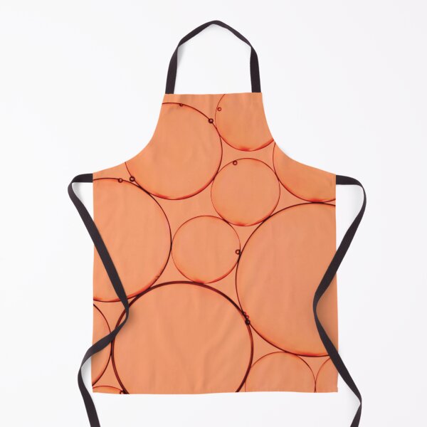 Item preview, Coral Bubbles – Abstract Orange Circles Abstract Art Design designed and sold by BuckaBaby.