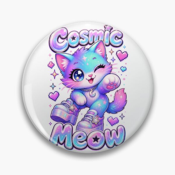 Item preview, Cosmic Meow Kitty designed and sold by Kitty-and-Cat.