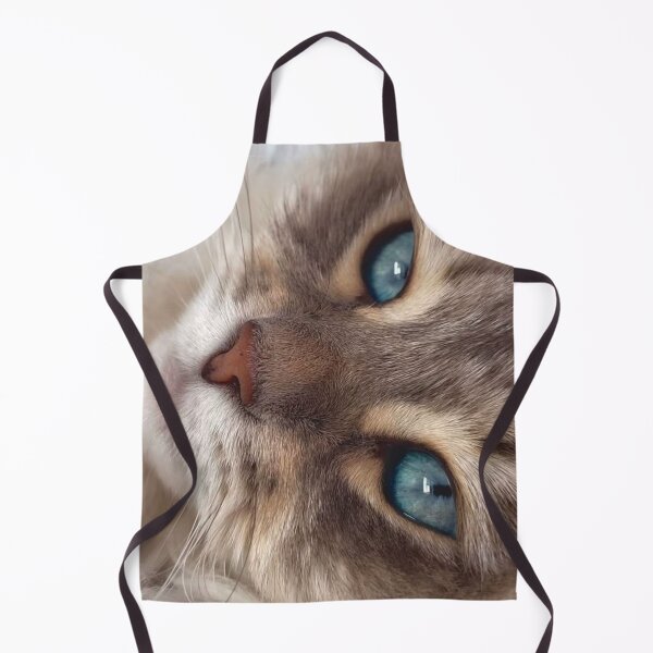 Item preview, Blue-Eyed Tabby Cat Close-Up – Dreamy Feline Portrait | Cute Aesthetic Cat Wall Art designed and sold by Jesus-istheway.