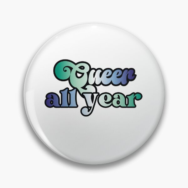 Item preview, Queer all year - gay / achillean / mlm pride flag design designed and sold by art by hannah lang.