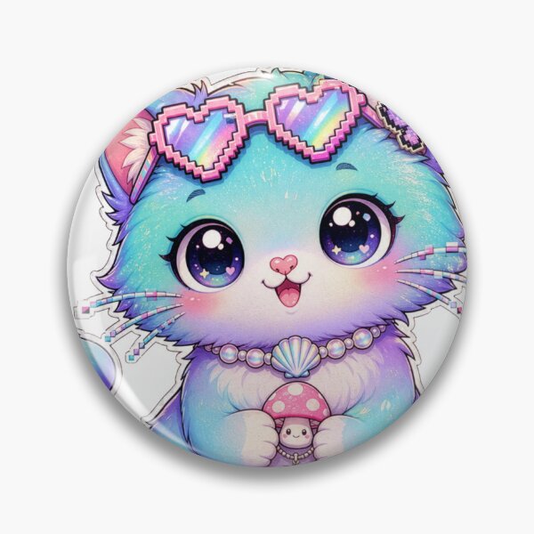 Artikelvorschau, Byte Meow Neon Kitty entworfen und verkauft von Kitty-and-Cat.