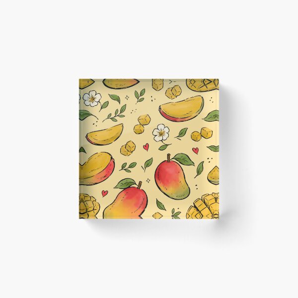 Item preview, Mango Madness in Yellow designed and sold by PipermintPress.