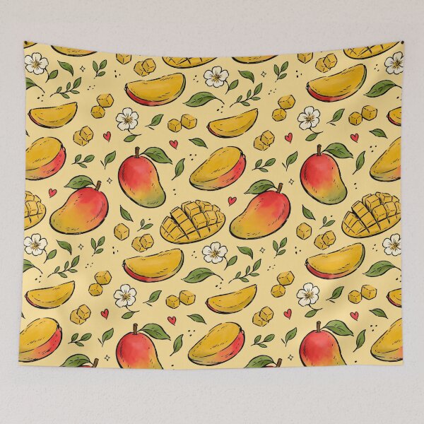 Item preview, Mango Madness in Yellow designed and sold by PipermintPress.