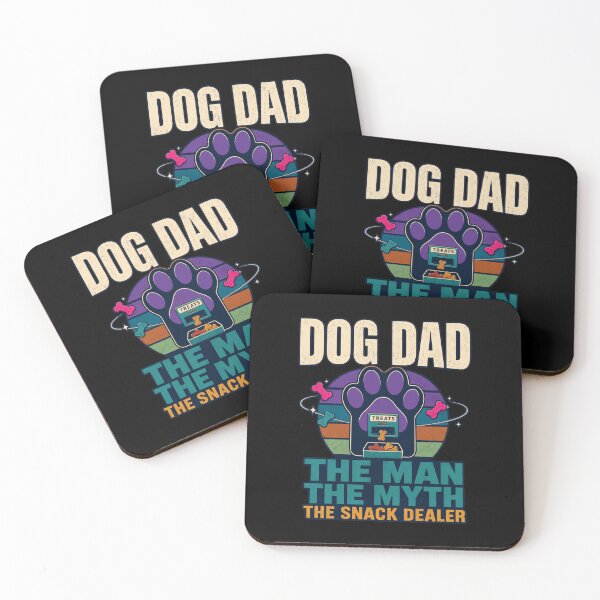 Item preview, Dog Dad The Man The Myth The Snack Dealer Retro designed and sold by SoyLamderma.