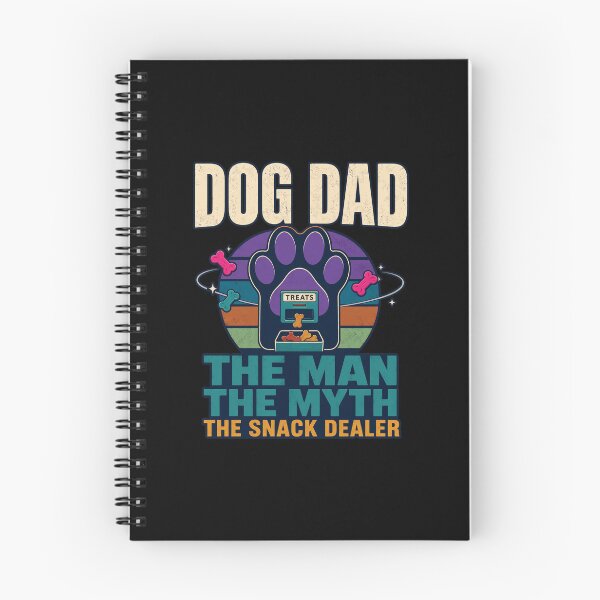 Item preview, Dog Dad The Man The Myth The Snack Dealer Retro designed and sold by SoyLamderma.