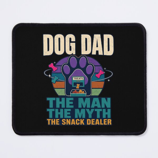 Item preview, Dog Dad The Man The Myth The Snack Dealer Retro designed and sold by SoyLamderma.