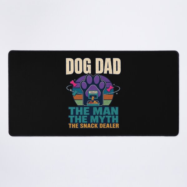 Item preview, Dog Dad The Man The Myth The Snack Dealer Retro designed and sold by SoyLamderma.
