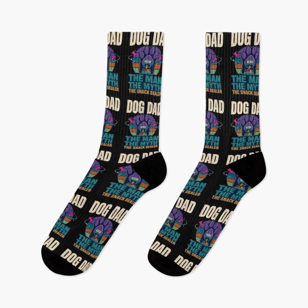 Item preview, Dog Dad The Man The Myth The Snack Dealer Retro designed and sold by SoyLamderma.