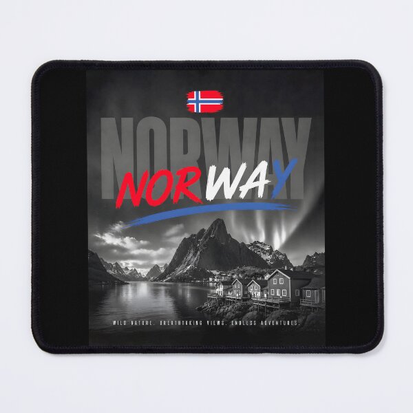 Item preview, Norway Modern Travel Art designed and sold by AtuqStudio.