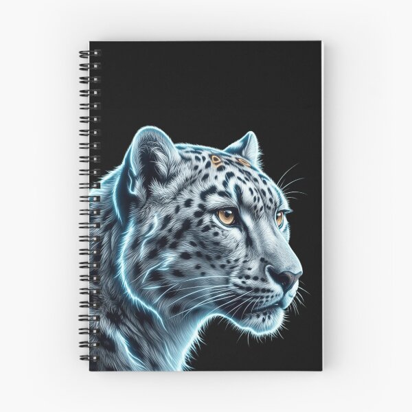 Item preview, Neon Snow Leopard Glow Electric Art designed and sold by Innova_Creations.