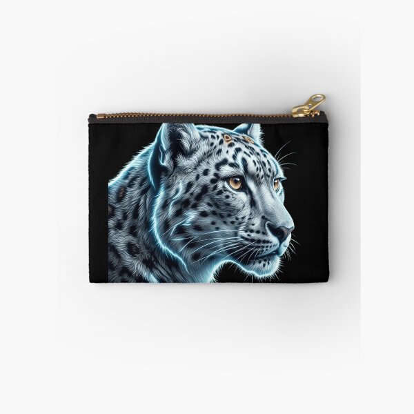Item preview, Neon Snow Leopard Glow Electric Art designed and sold by Innova_Creations.