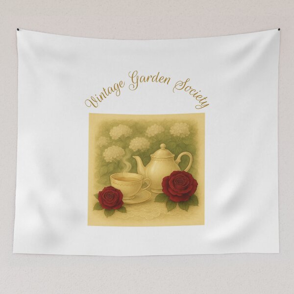 Item preview, Vintage Garden Society (Afternoon tea) designed and sold by Caris Clothing.